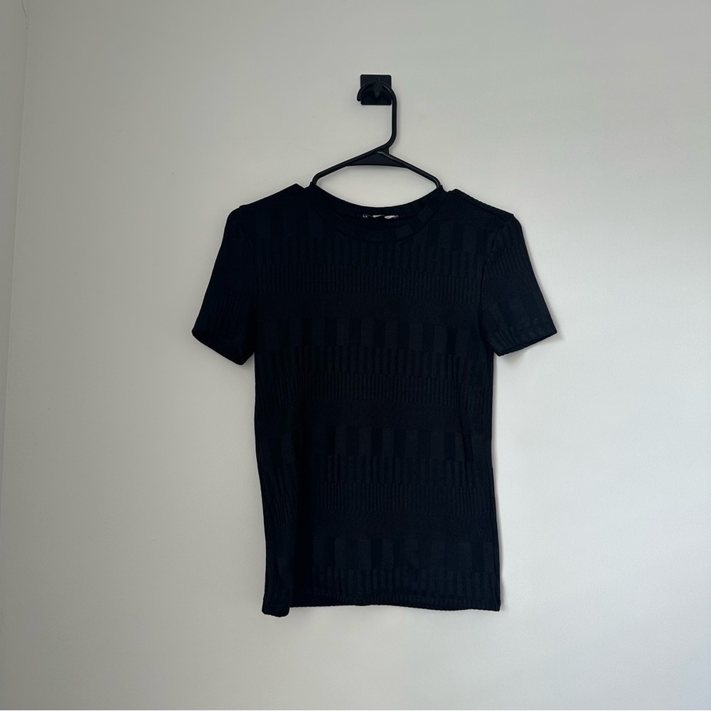 Zara Black Basic Top
